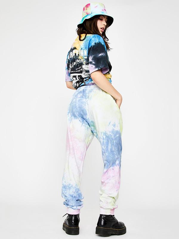 Casual Loose Tie-Dyed Pants