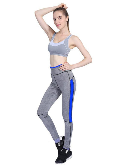 High Waist Paneled Yoga Leggings