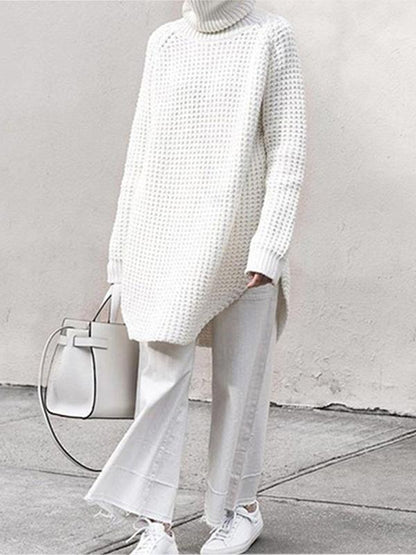 Long Sleeves Knitting Sweater Tops