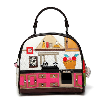Furniture Cartoon Embroidery Handbag