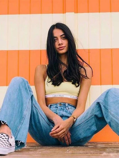 High Waist Wide Legs Jeans Pants Bottoms
