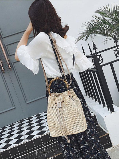 Fashion Knitting Handbag&Single Shoulder Bag