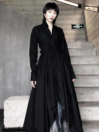 Cool Designed Irregular Long Dress