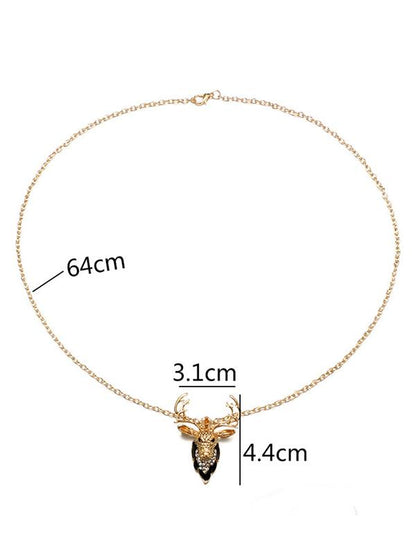 Vintage Bohemia Elk Necklaces Accessories