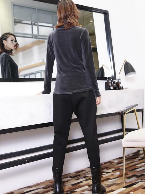 Loose Plus Size Solid Fashion Pants