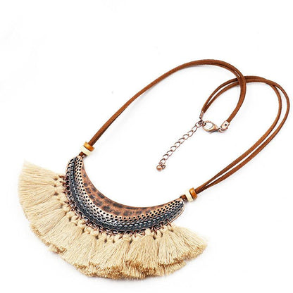 Fashion tassel Retro necklace