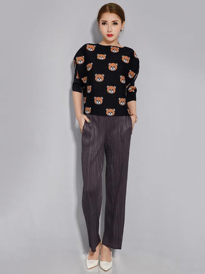 Urban Tune Simple Tunicshang Pleated Trousers