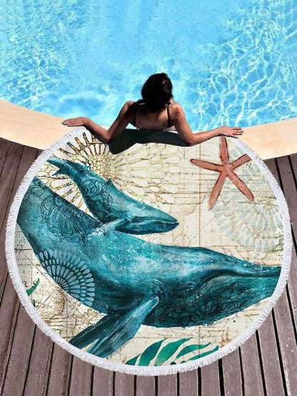 Ultrafine Fiber Undersea World Beach Mats