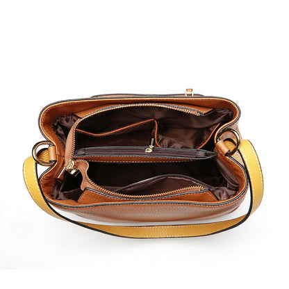 Cowhide Leather Single Shoulder Messenger Bag