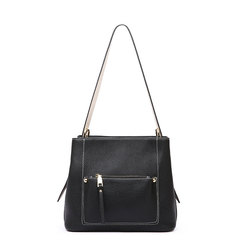 Cowhide Leather Single Shoulder Messenger Bag