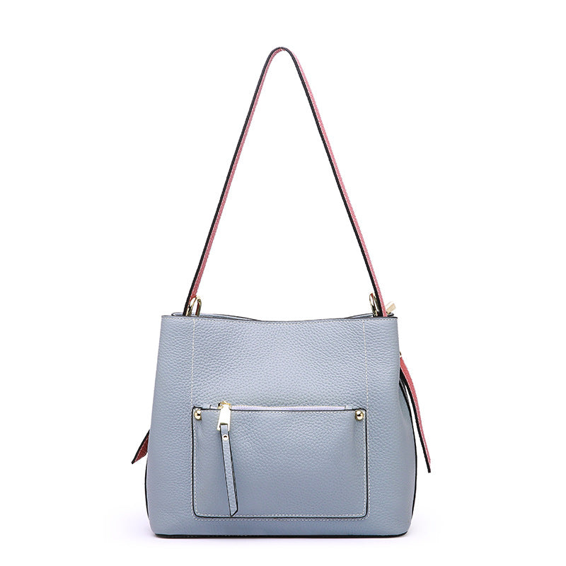 Cowhide Leather Single Shoulder Messenger Bag