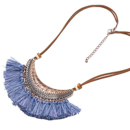 Fashion tassel Retro necklace