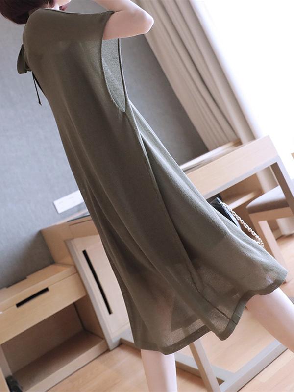 Loose Comfortable Knitting Cover-up Dress