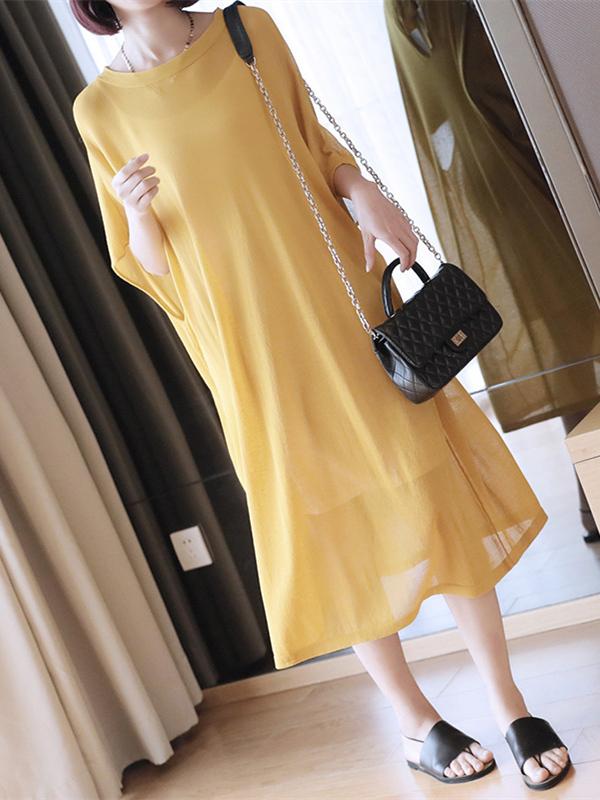 Loose Comfortable Knitting Cover-up Dress