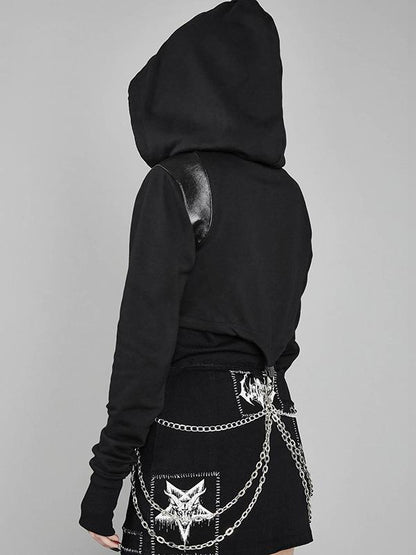 Vintage Solid Zipper Hoodies&Sweatshirt Tops