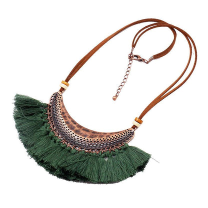 Fashion tassel Retro necklace