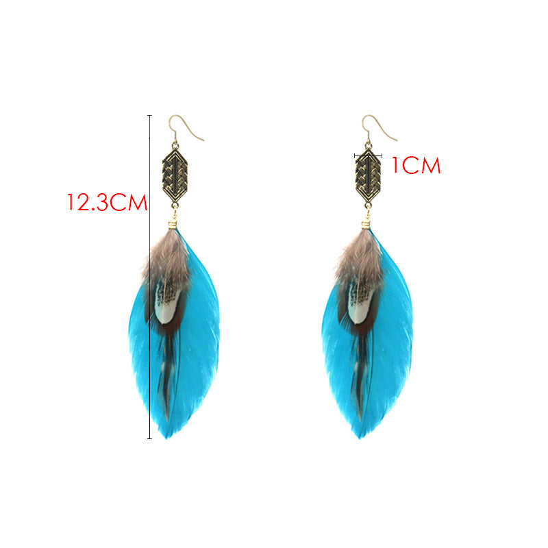 Popular Feather Bohemian Sea Drop