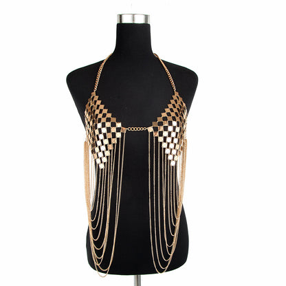 Metal chain flow body chain