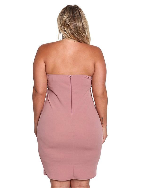 Sexy Wrap Sleeveless Bandage Solid Mini Dresses
