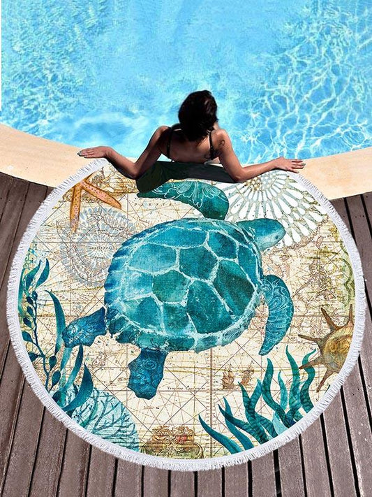 Ultrafine Fiber Undersea World Beach Mats