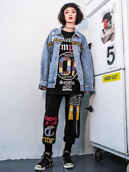 Loose Shredded Street Denim Jacket