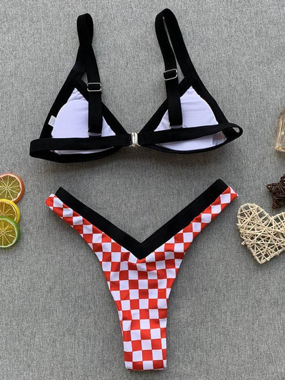Sexy Triangle Top Beach Bikinis Swimwear