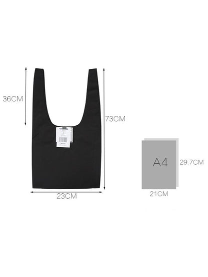 Simple Solid One-shoulder Casual Canvas Bag