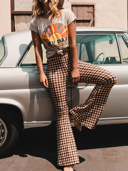 Vintage Bell-bottoms Casual Pants