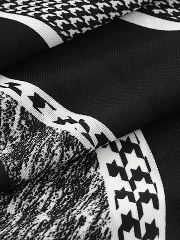 Original Printed Round-Neck Dress