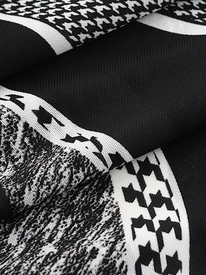 Original Printed Round-Neck Dress