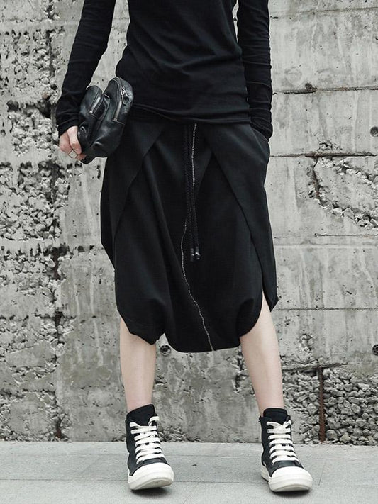 Loose Cropped Harem Pants