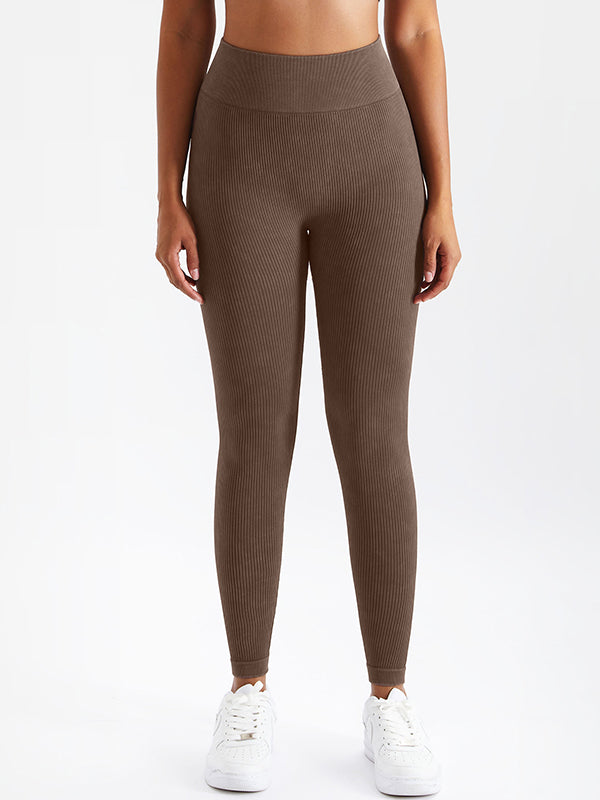 4 Colors Seamless Breathable High Waisted Sports Yoga Leggings