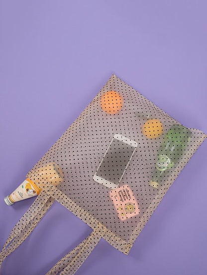 Mesh Little Polka-Dot One-shoulder Handbag