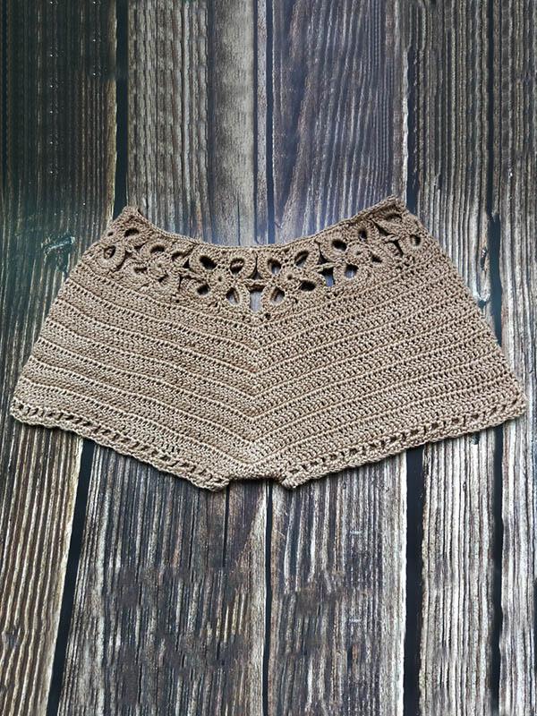 Beach Crochet Solid Short Bottom