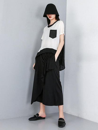 Asymmetric Split-joint T-Shirt