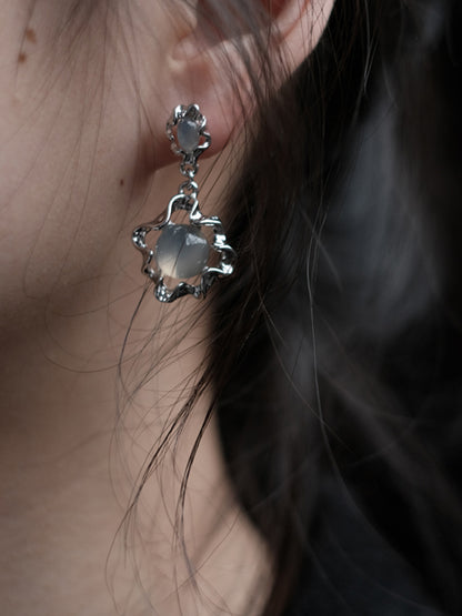 Original Stylish Hollow Stone Earrings