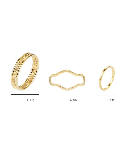 A Series Of Four Fashionable Rings