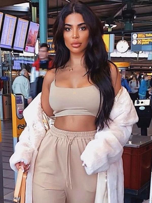 Sexy Embroidered Spaghetti-Neck Vest Top