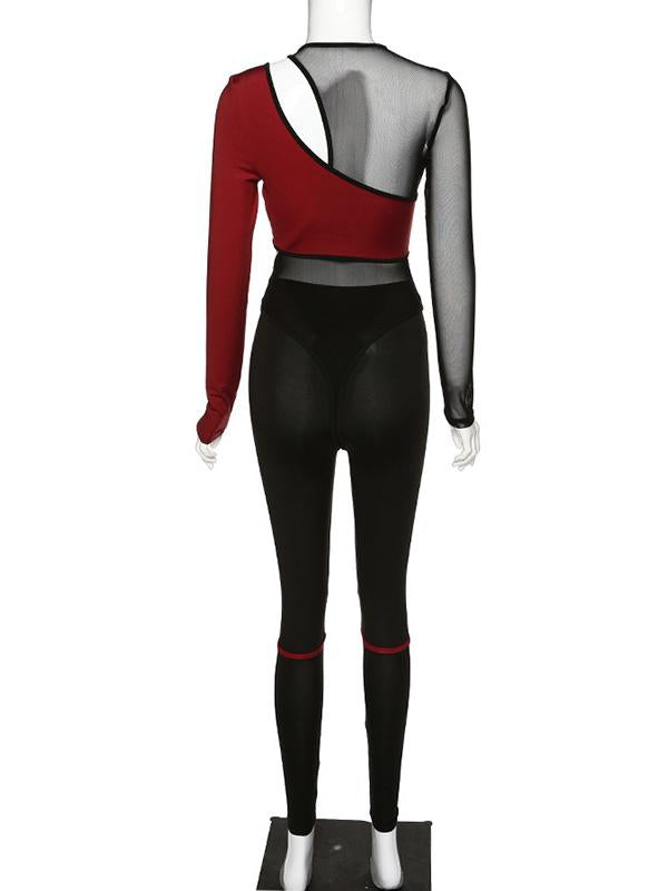 Sexy Hollow Sports Bodysuits