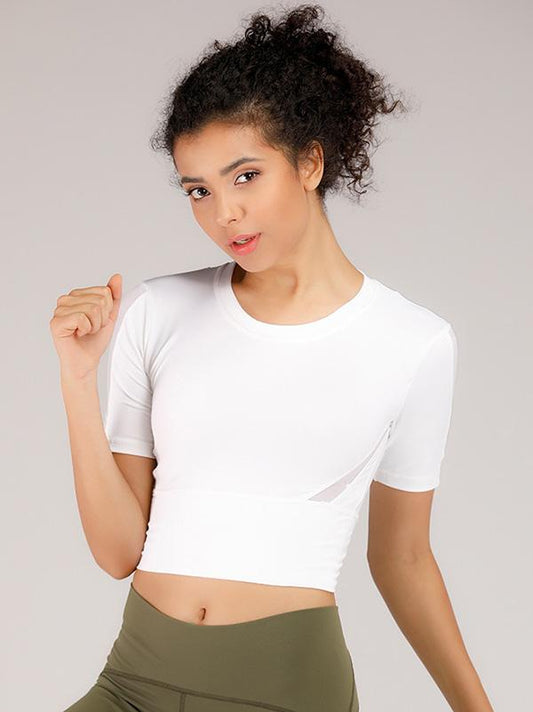 Quick-dry Collect Waist Sports Tee