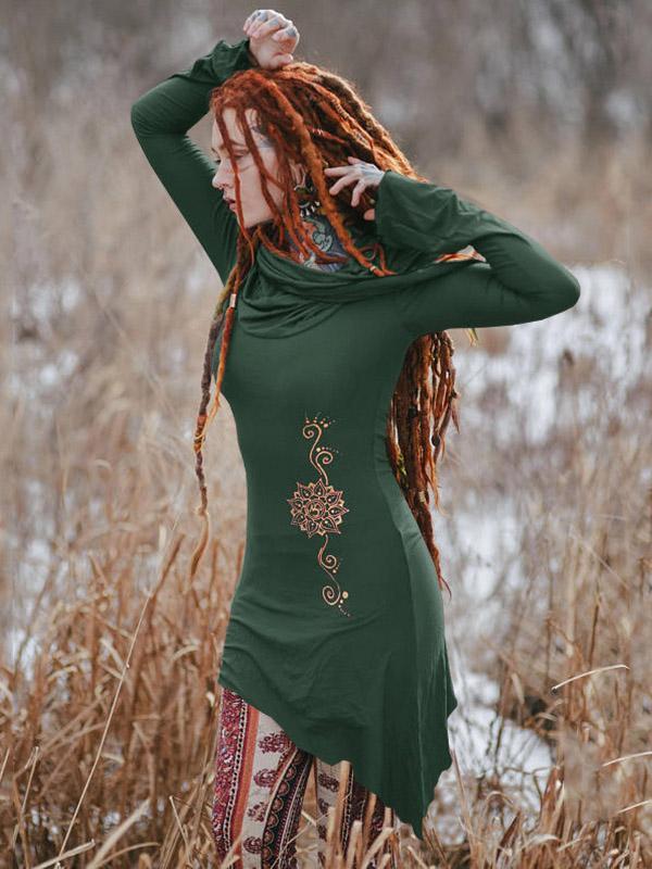 Vintage Cropped Wrap Mini Dresses