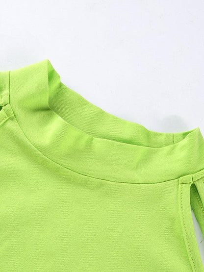 Simple Solid Hollow T-Shirt