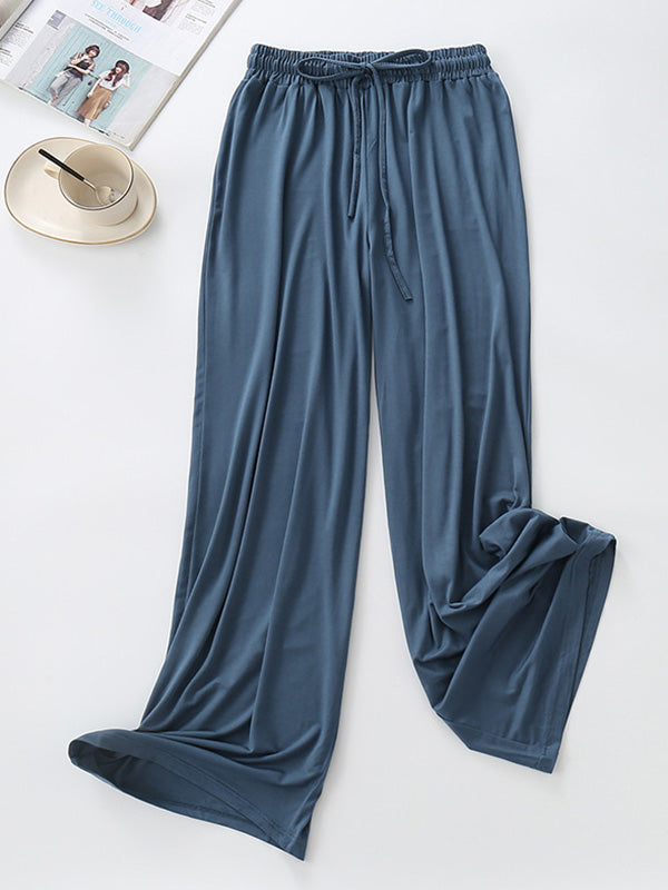 Comfortable Solid Color Modal Pajama Pants
