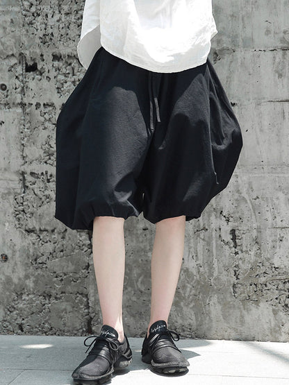 Stylish Solid Color Knickerbockers Shorts Bottoms