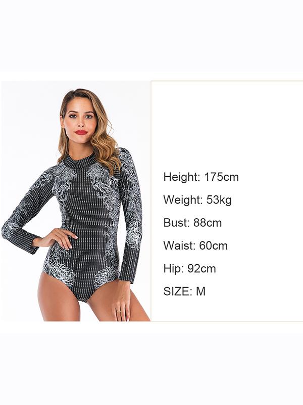 Seamless Printing One Piece Wetsuit