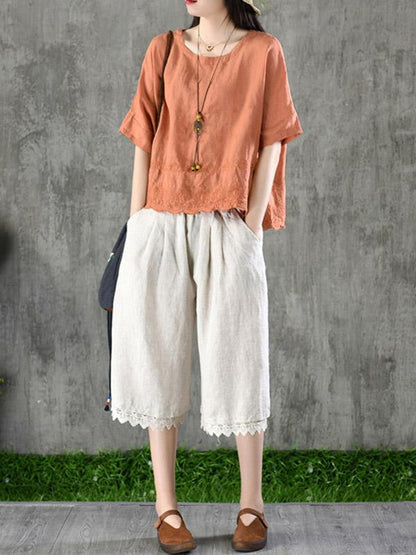 Casual Linen Five Pence Pants