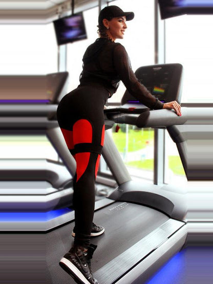 Split-joint Breathable Skinny Leg Yoga Legging