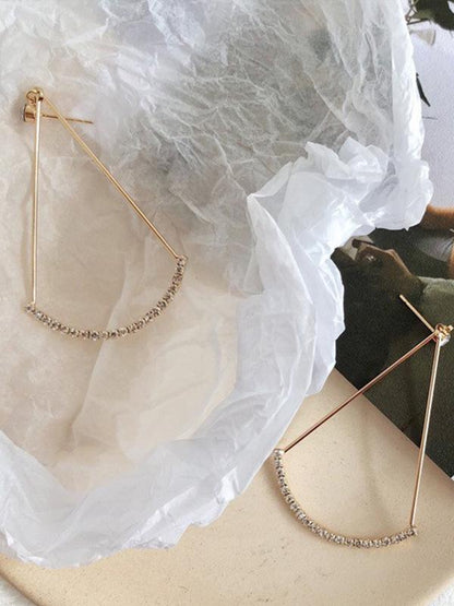 Simple Hollow Geometry Eardrop