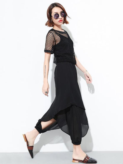 Fashion Designed Chiffon Harem Pants