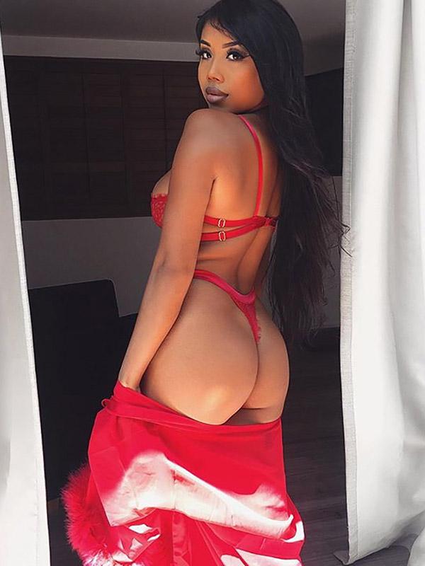 Eyelash Lace Underwired Split Sexy Lingerie